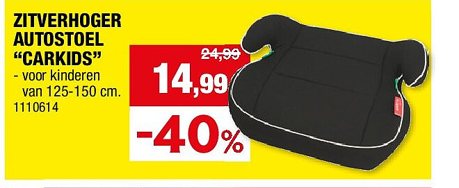 ZITVERHOGER AUTOSTOEL “CARKIDS”