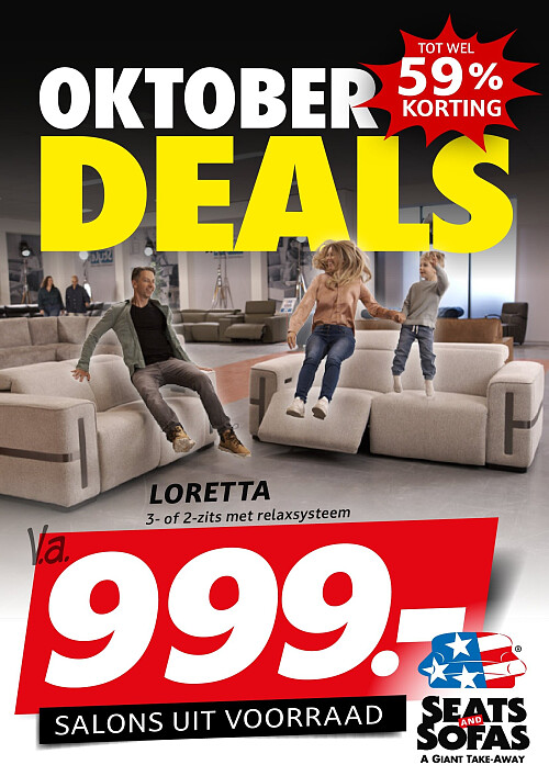 Loretta 3- of 2-zits salon