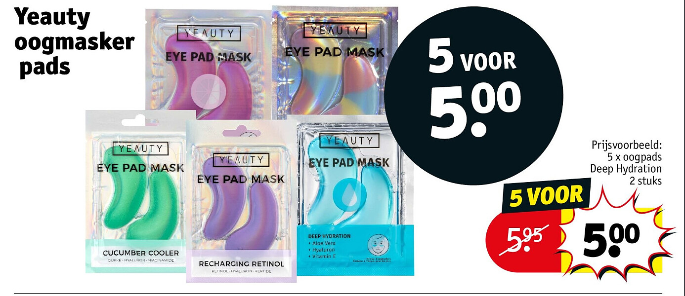 Yeauty oogmasker pads