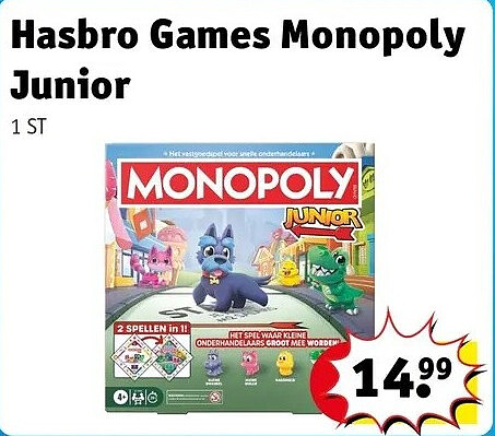 Hasbro Games Monopoly Junior