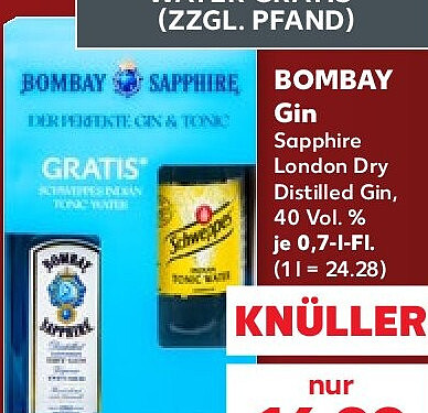 Sapphire London Dry Gin