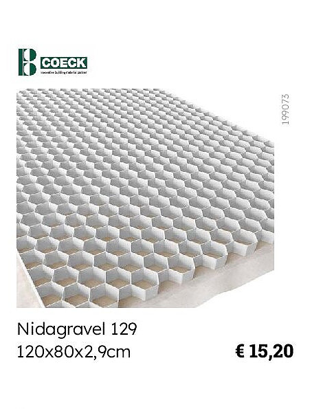 Nidagravel 129 120x80x2,9cm