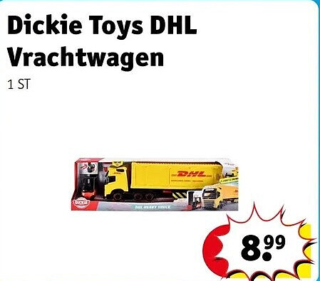 Dickie Toys DHL Vrachtwagen