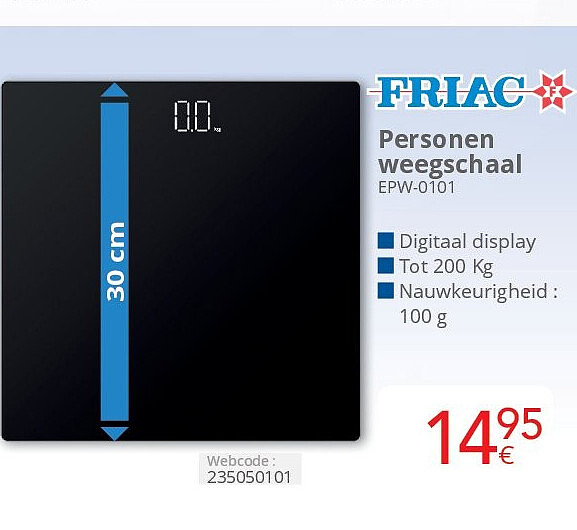 Personen weegschaal EPW-0101