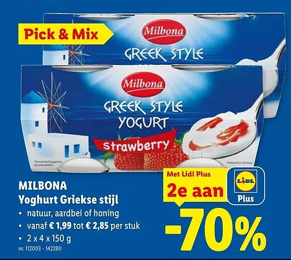 Yoghurt Griekse stijl