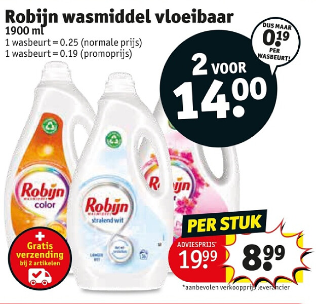 Robijn wasmiddel vloeibaar