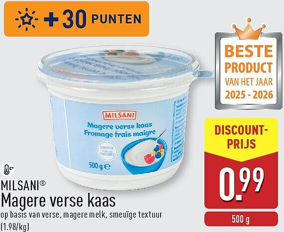 Magere verse kaas
