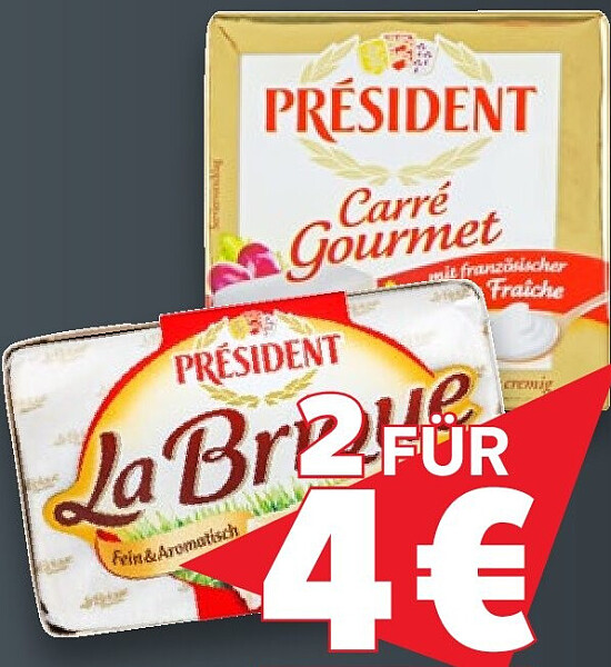 Président La Brique / Carré Gourmet