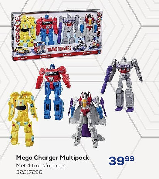 Mega Charger Multipack Met 4 transformers