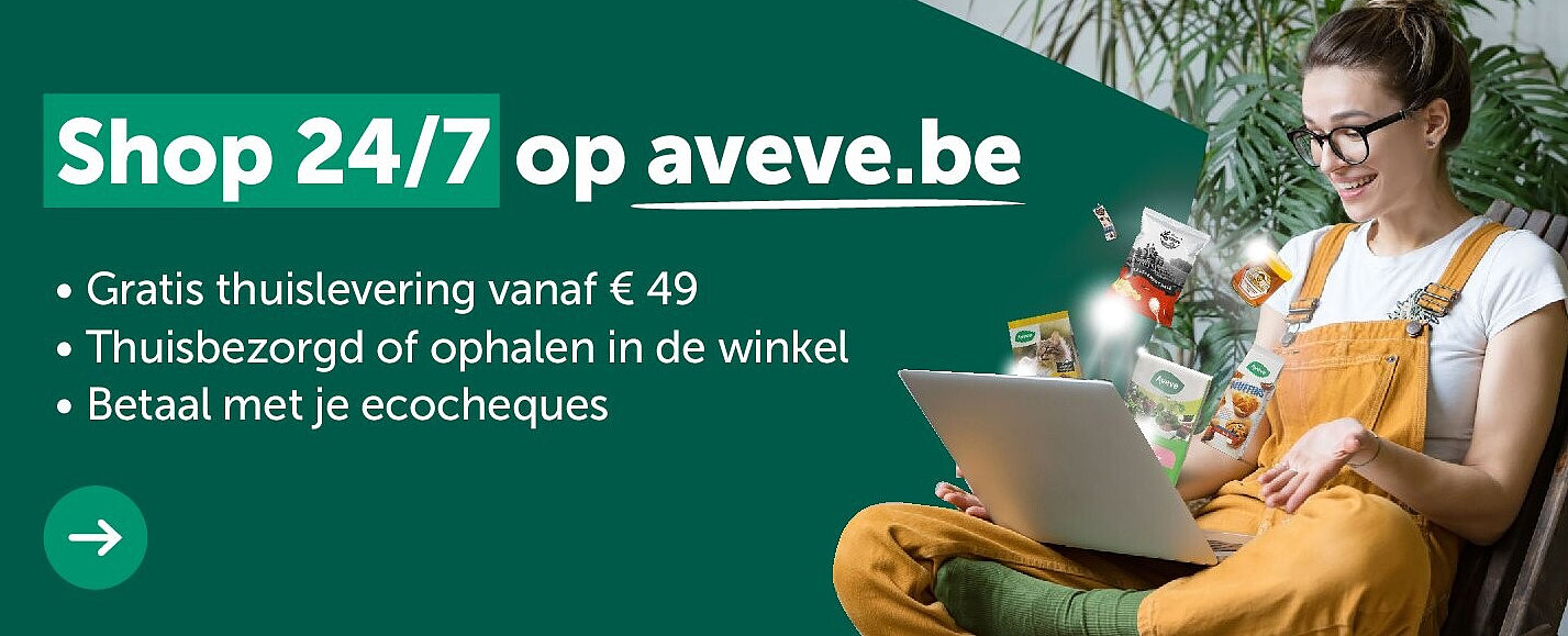 Shop 24/7 op aveve.be