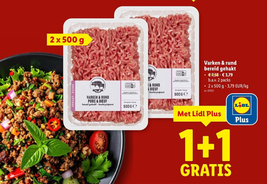 Varken & rund bereid gehakt