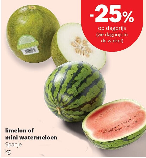 limelon of mini watermeloen