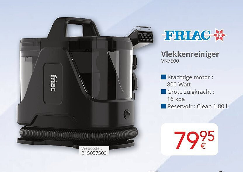 Friac Vlekkenreiniger VN7500