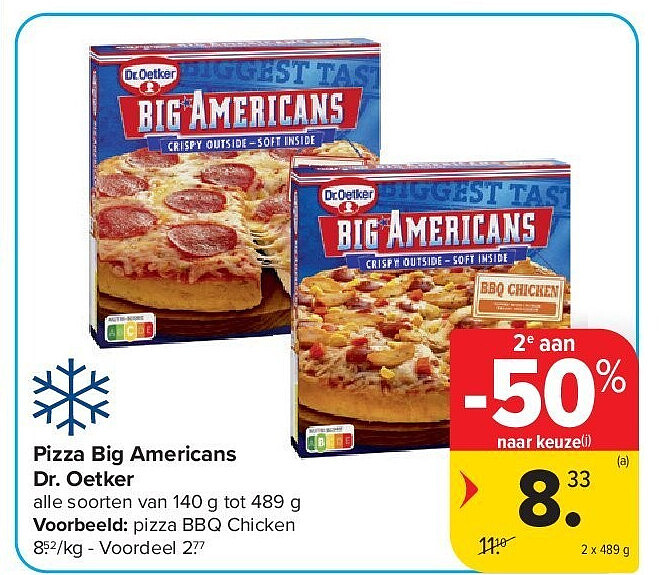 Pizza Big Americans Dr. Oetker