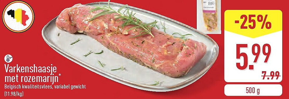 Varkenshaasje met rozemarijn