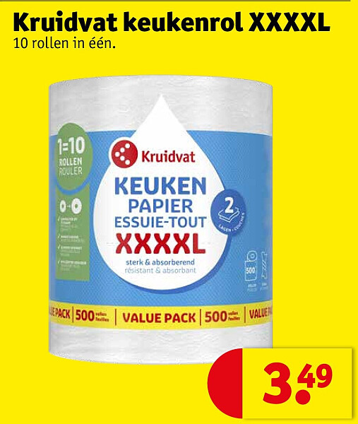 Kruidvat keukenrol XXXXL