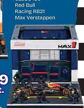 Burago 1:43 Racing Pit Pass Red Bull Racing RB21 Max Verstappen