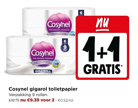 Cosynel gigarol toiletpapier