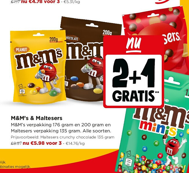 M&M’s & Maltesers