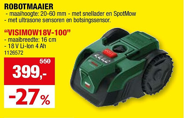ROBOTMAAIER “VISIMOW18V-100”