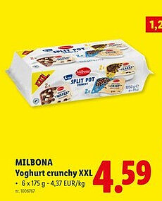 MILBONA Yoghurt crunchy XXL