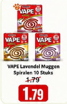 VAPE Lavendel Muggen Spiralen 10 Stuks