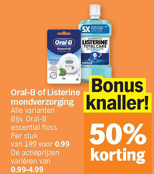 Oral-B of Listerine mondverzorging