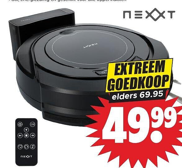 Next 3-in-1 robotstofzuiger