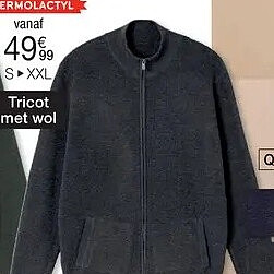 Cardigan met rits