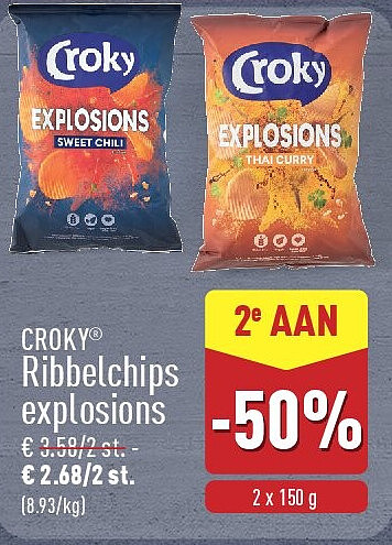 Ribbelchips explosions