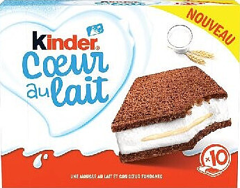 Cœur au lait Kinder 10 x 28 g 280 g