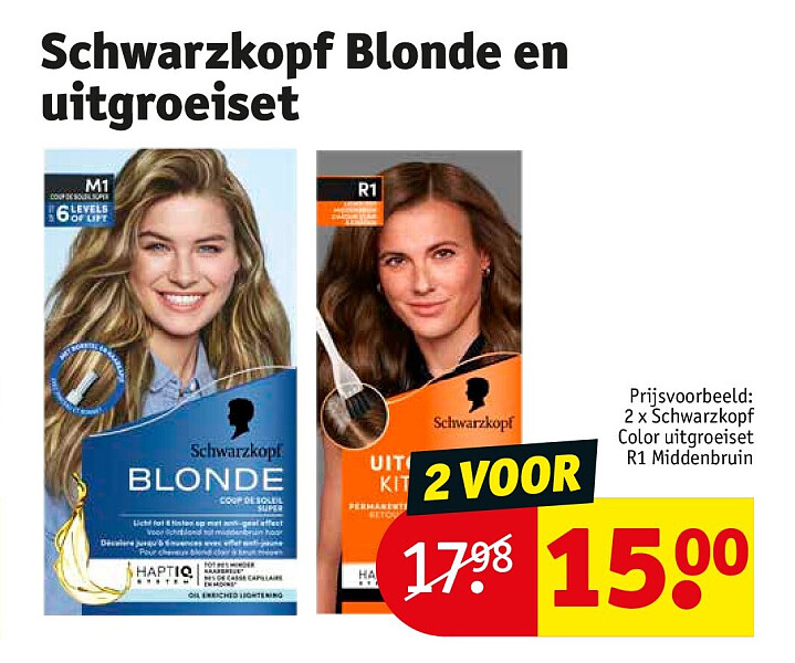 Schwarzkopf Blonde en uitgroeiset