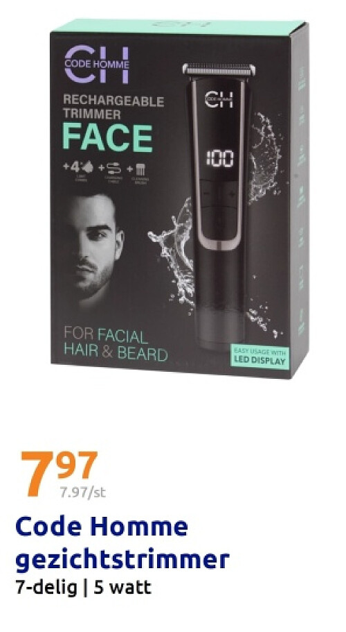 Code Homme gezichtstrimmer