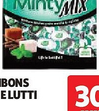 Minty Mix bonbons saveur menthe Lutti