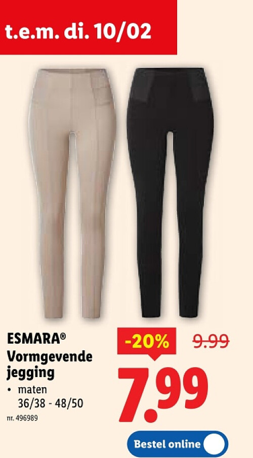 Vormgevende jegging