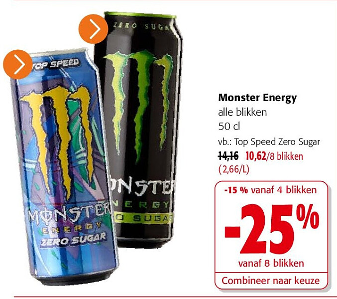 Monster Energy Top Speed Zero Sugar