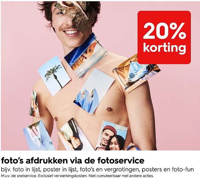 foto’s afdrukken via de fotoservice
