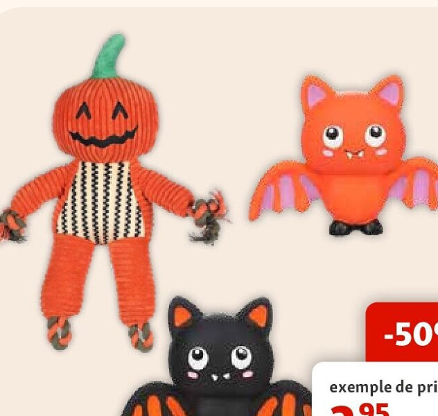 Flamingo chauve-souris ou citrouille Halloween