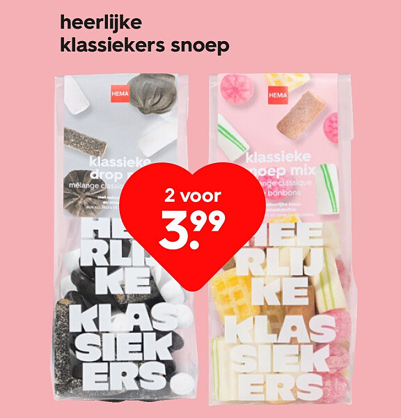 heerlijke klassiekers snoep