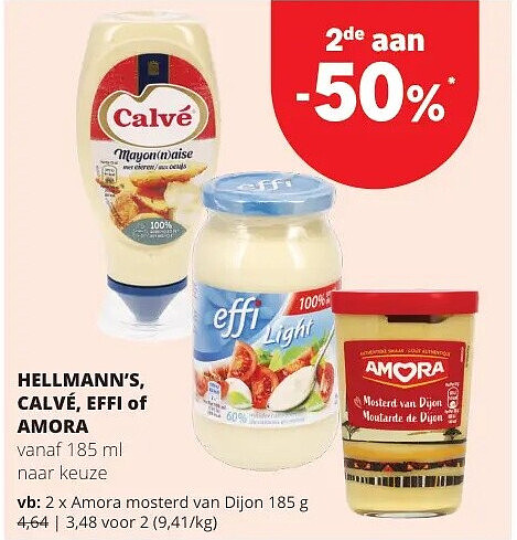 Amora mosterd van Dijon 185 g