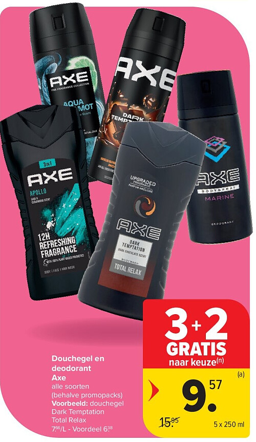 Douchegel en deodorant Axe