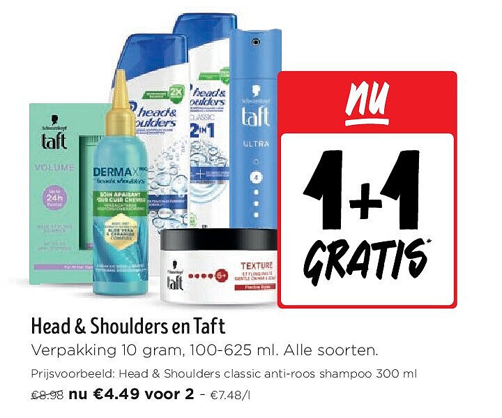 Head & Shoulders en Taft