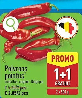 Poivrons pointus