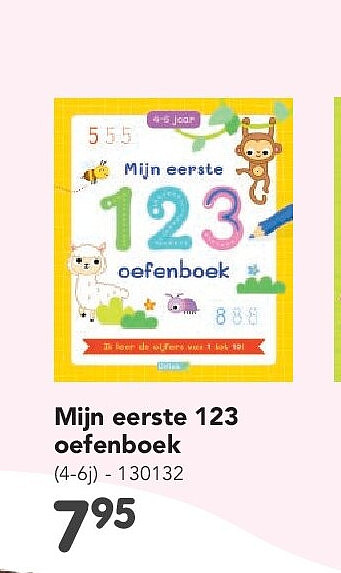 Mijn eerste 123 oefenboek (4-6j) - 130132