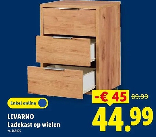 Ladekast op wielen