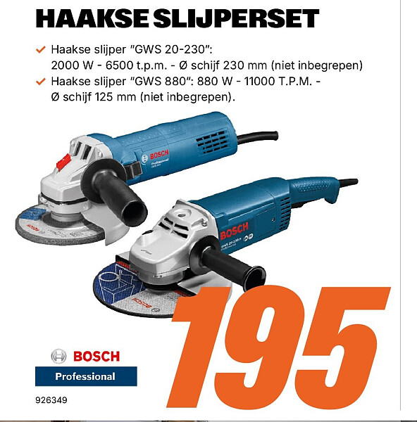 Haakse slijperset