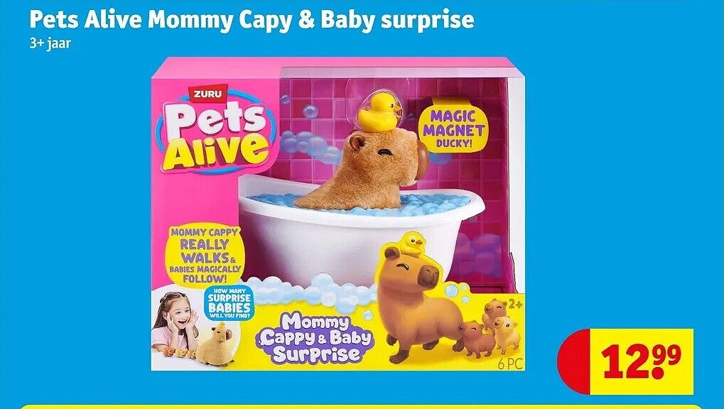 Pets Alive Mommy Capy & Baby surprise