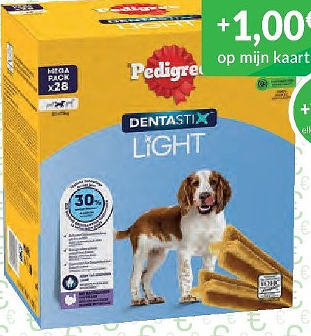 Pedigree Dentastix Light 21 of 28 stuks