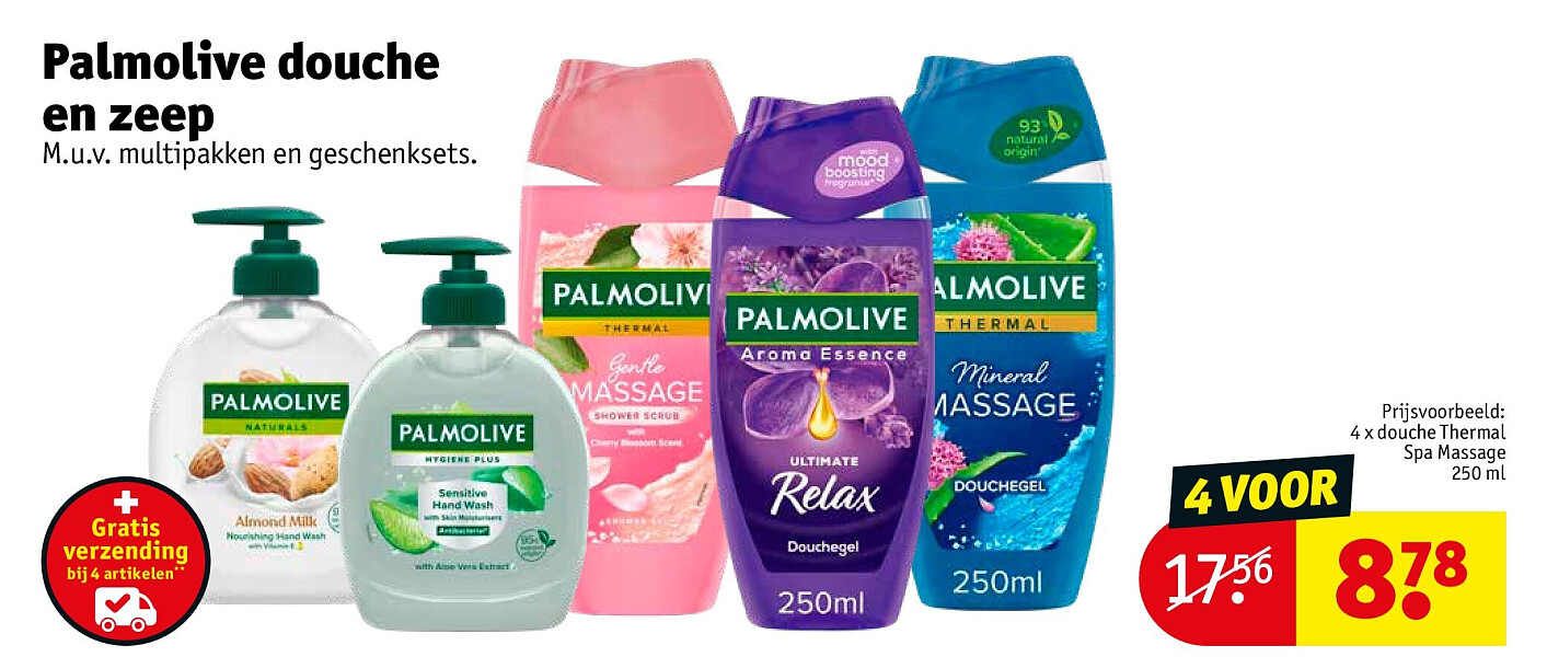 Palmolive douche en zeep