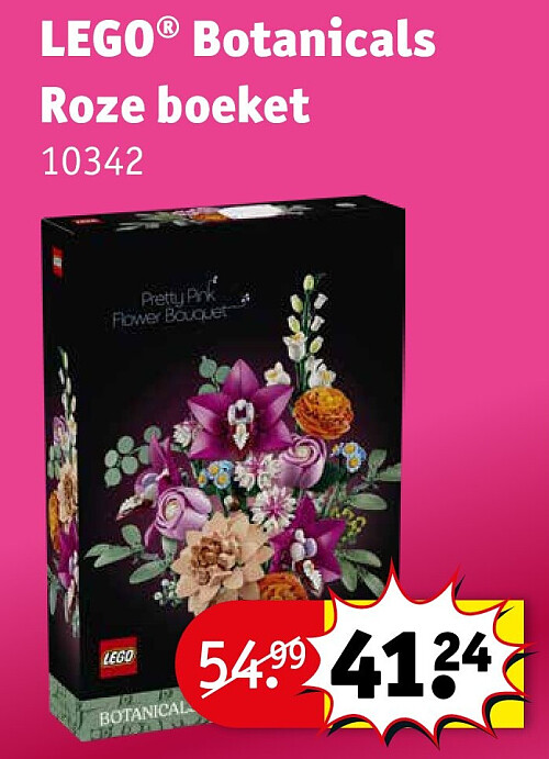 LEGO® Botanicals Roze boeket